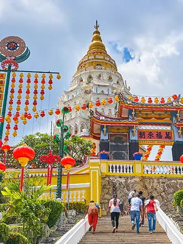 Georgetown sur l île de Penang en Malaisie